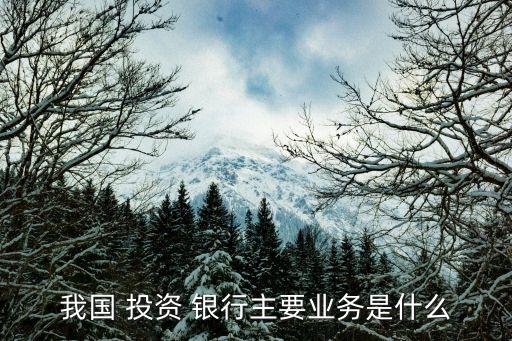 投資銀行的經濟功能