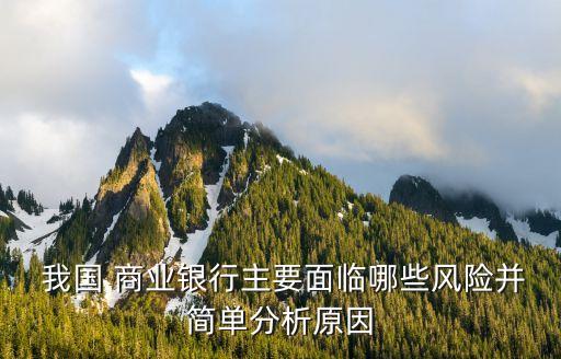  我國 商業(yè)銀行主要面臨哪些風(fēng)險(xiǎn)并簡(jiǎn)單分析原因